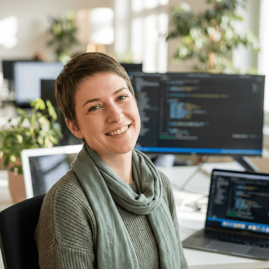 Sophie M., visiting with friends at P's and Q's