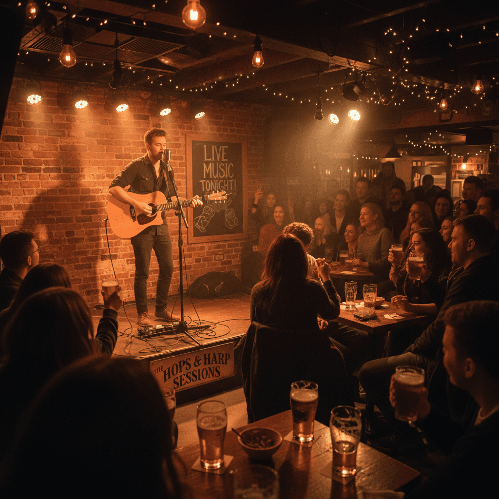 Live music at the bar