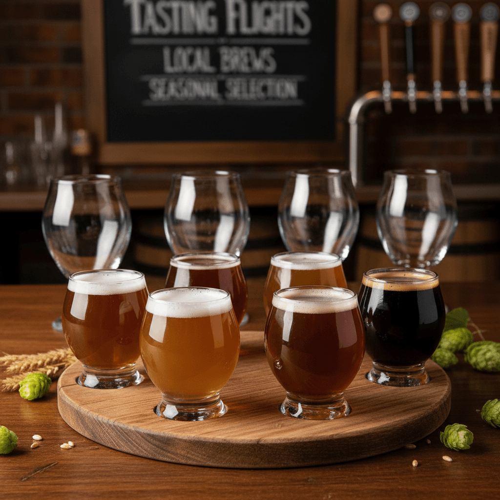 Beer tasting selection