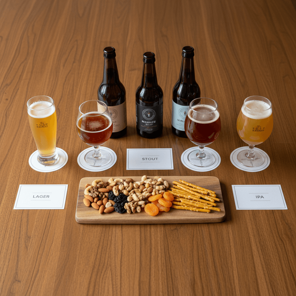 Beer flight selection