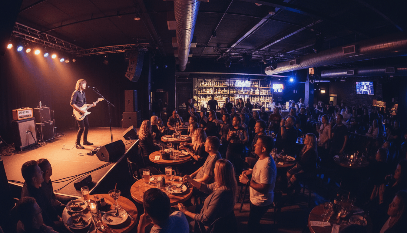 Live music event at P's and Q's