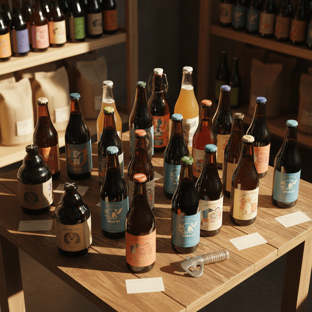 Seasonal craft beer selections